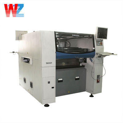 Δεύτερο χέρι Samsung SMT Machine HANWHA SM421 SMT Pick And Place Machine